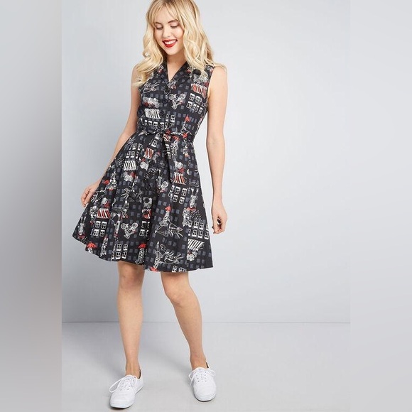 NWOT ModCloth Community Brunch Shirt Dress Size Small - Picture 2 of 16